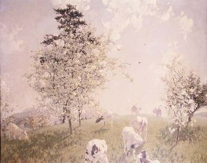 Silver, Blue and Green by William Harold Dudley