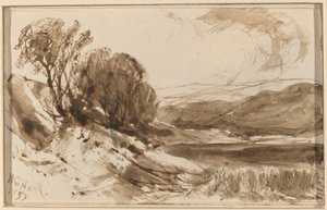 Hilly Landscape with Trees by William Hart