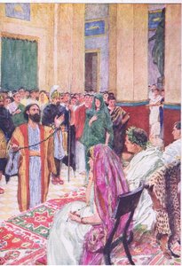Paul before Agrippa, from The Bible Story published by Hodder & Stoughton