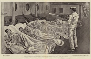 Sleepers, Wake!, an Early Morning Scene on the Ophir by William Hatherell
