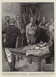 The Transvaal Crisis, Enthusiasm at Cape Town, in a Recruiting Office by William Hatherell