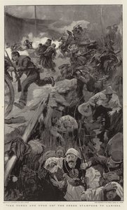 The Turks are Upon Us! The Greek Stampede to Larissa by William Hatherell