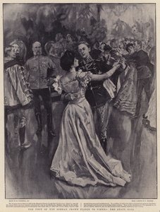 The Visit of the German Crown Prince to Vienna, the State Ball by William Hatherell