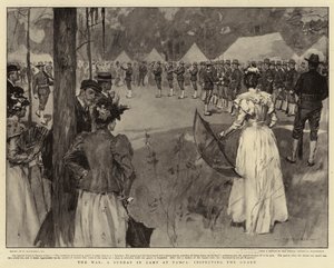 The War, A Sunday in Camp at Tampa, Inspecting the Guard
