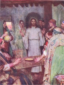 Then came Jesus and stood in the midst