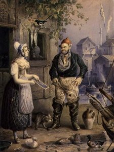 A Fisherman and a Maid, c.1830