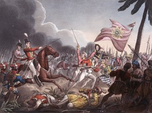 Battle of Assaye, 23 September 1803, Engraved by J.C. Stadler, Published by Thomas Tegg, 1st April 1818