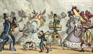 Puff, Puff, It is an Age of Puffing, Puff, Puff, Puff, published September 1827 by Thomas McLean, London