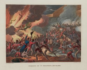 Storming of St Sebastian, 31st Aug 1813, 1818 by William Heath