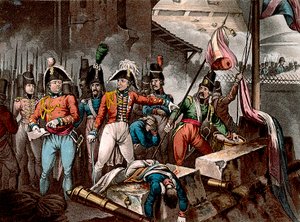 The Duke of Wellington at the Taking of Ciudad Rodrigo, Spain, Peninsular War