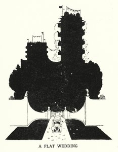 A Flat Wedding by William Heath Robinson