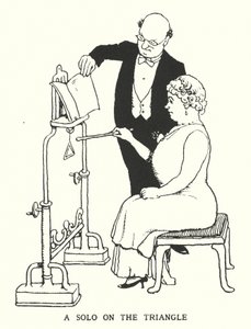A Solo on the Triangle by William Heath Robinson