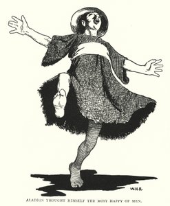 Aladdin Thought Himself the Most Happy of Men by William Heath Robinson