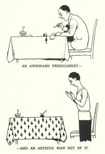 An Awkward Predicament, and an Artistic Way Out of It by William Heath Robinson