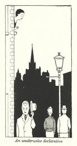 An Unobtrusive Declaration by William Heath Robinson