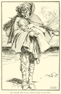 He carried the Little Perdita home to his wife by William Heath Robinson
