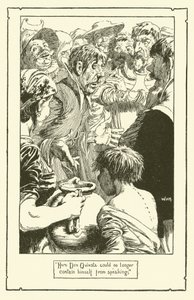 Illustration for Don Quixote by William Heath Robinson