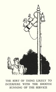 Illustration for Railway Ribaldry by W Heath Robinson by William Heath Robinson