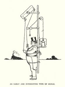 Illustration for Railway Ribaldry by William Heath Robinson