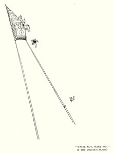 Illustration for Railway Ribaldry by William Heath Robinson