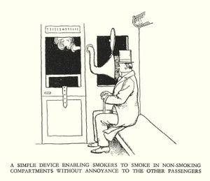 Illustration for Railway Ribaldry by William Heath Robinson