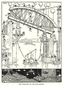Illustration for Railway Ribaldry by William Heath Robinson