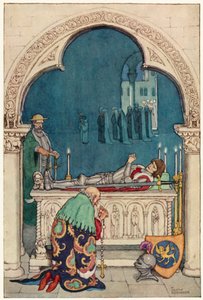 Illustration for The Adventures of Don Quixote by William Heath Robinson