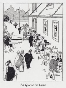 La Queue de Luxe by William Heath Robinson