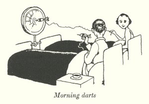 Morning Darts by William Heath Robinson