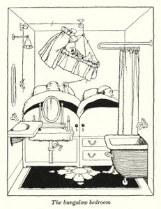 The Bungalow Bedroom by William Heath Robinson