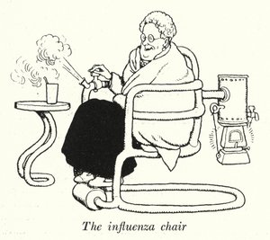 The Influenza Chair by William Heath Robinson