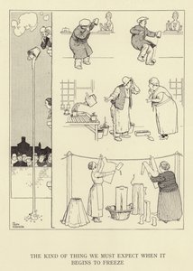 The Kind of Thing We Must Expect When It Begins to Freeze by William Heath Robinson