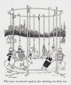 The New Overhead System for Skating on Thin Ice by William Heath Robinson