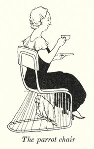 The parrot chair by William Heath Robinson