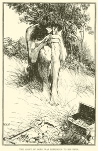 The sight of gold was poisonous to his eyes by William Heath Robinson