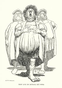 They live on nothing but wind by William Heath Robinson