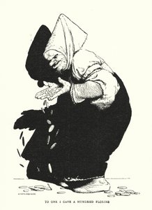 To one I gave a hundred florins by William Heath Robinson
