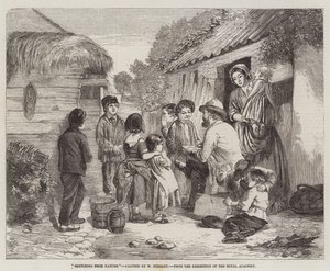 Sketching from Nature, from the Exhibition of the Royal Academy by William Hemsley
