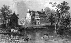 Beleigh Abbey, near Maldon, Essex by William Henry Bartlett