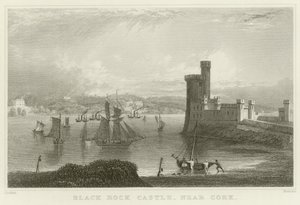 Black Rock Castle by William Henry Bartlett
