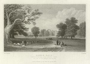 Bower Hall, Steeple Bumpstead, near Haverhill, Essex, the Seat of Elly Anderson Stephens, Esquire by William Henry Bartlett