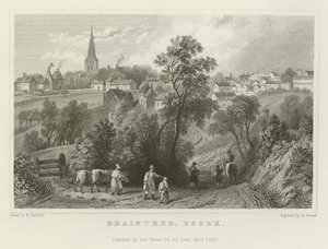 Braintree, Essex by William Henry Bartlett