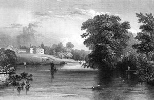 Braxted Lodge, Near Witham, Essex, Engraved by Henry Wallis, 1832 by William Henry Bartlett