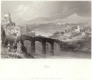 Bray in County Wicklow by William Henry Bartlett