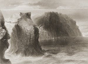 Carrick-a-Rede Rope Bridge, County Antrim, Northern Ireland, from 