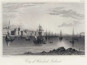 City of Waterford, Ireland by William Henry Bartlett