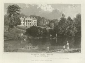 Debden Hall, Essex, the Seat of Sir Francis Vincent by William Henry Bartlett