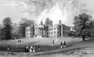 Felix Hall, Essex, engraved by Henry Adlard by William Henry Bartlett