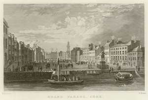Grand Parade in Cork by William Henry Bartlett