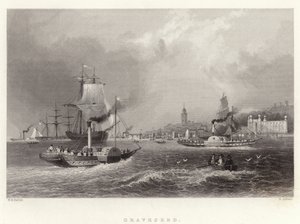 Gravesend by William Henry Bartlett